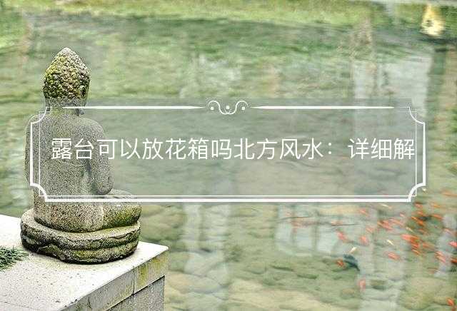 露台可以放花箱吗北方风水
