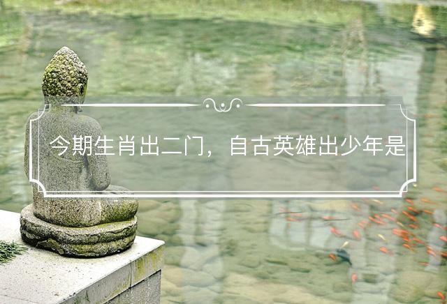 今期生肖出二门，自古英雄出少年是什么生肖，成语作答释义落实