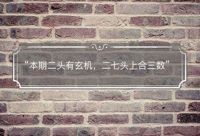 本期二头有玄机，二七头上合三数是什么生肖，打一最佳正确生肖，词语释义解释落实