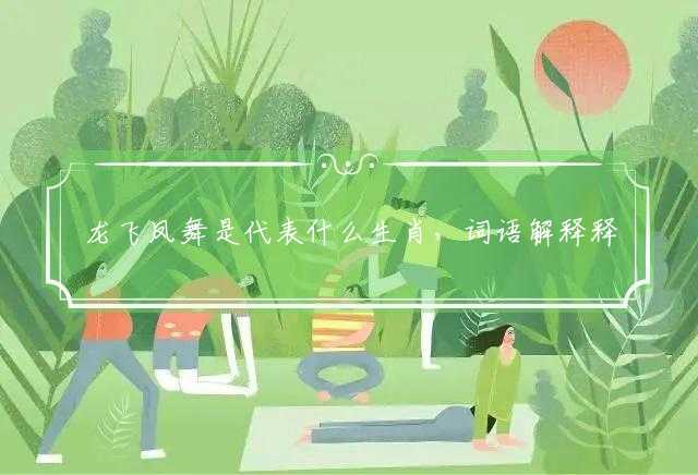 龙飞凤舞是代表什么生肖，词语解释释义