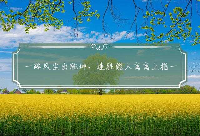 一路风尘出乾坤，速胜能人高高上指一生肖，释义谜底作答解释